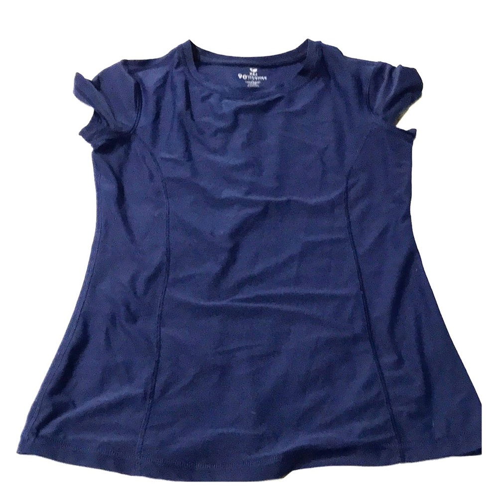 Navy workout shirt